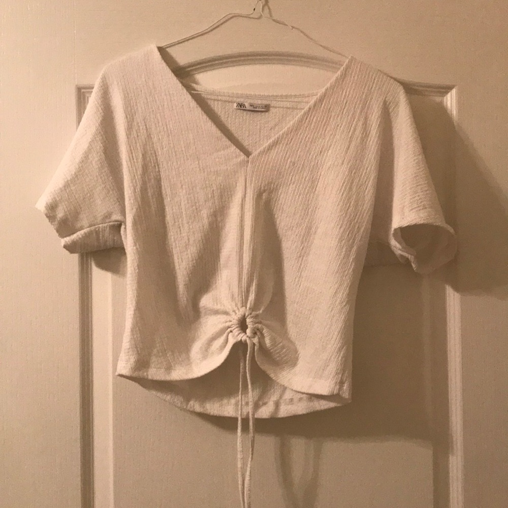 Zara white shirt